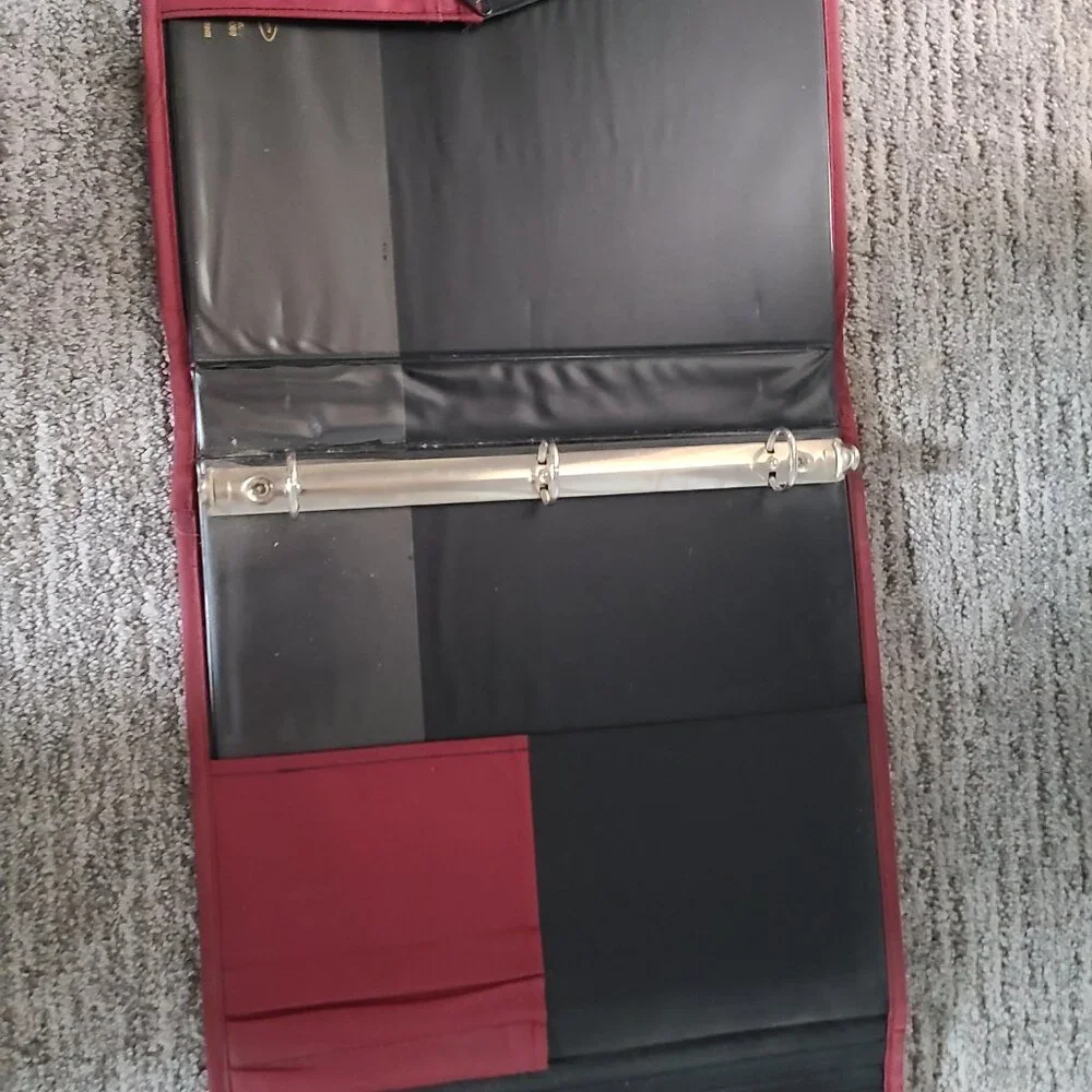 1994 Mead Nike Just Do It Trapper Keeper Three Ring Binder Black Red